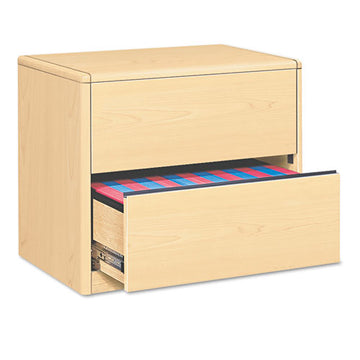 HON® 10700 Series Locking Lateral File, 2 Legal-letter-size File Drawers, Mahogany, 36" X 20" X 29.5" freeshipping - TVN Wholesale
